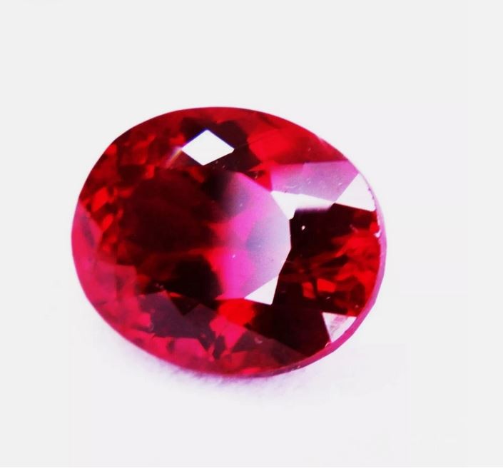 Natural Ruby Eye Clean Mozambique 9.55 Ct Oval Cut Certified Loose GGI Gemstone