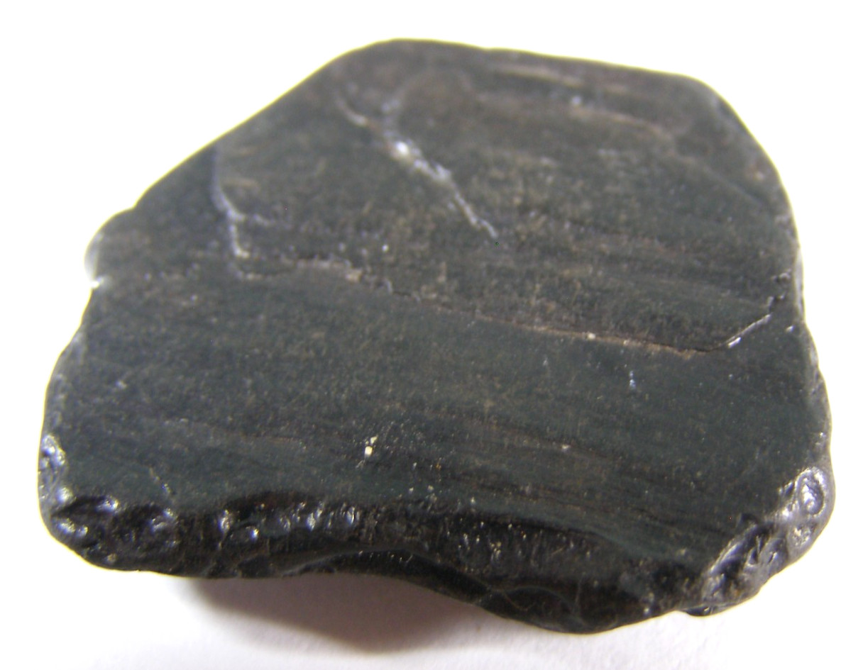 NATURAL WHITBY JET – GRIEF, PROTECTION – 2.9 x 2.8 x 0.9 cms 5.17 gms #11