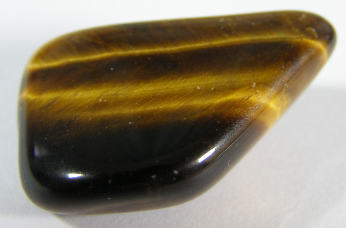 TIGER EYE TUMBLESTONE – 2.8 x 1.9 cms 9.75 gms – STRENGTH, COURAGE #5