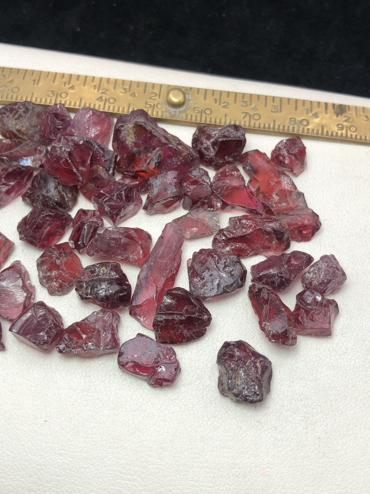 40 Gram / Beautiful Natural Rough Garnet Ready For Fancy Faceted Cutting,