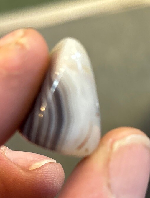 10 Pieces Of Tumbled Botswana Agate Average Size 12 Grams