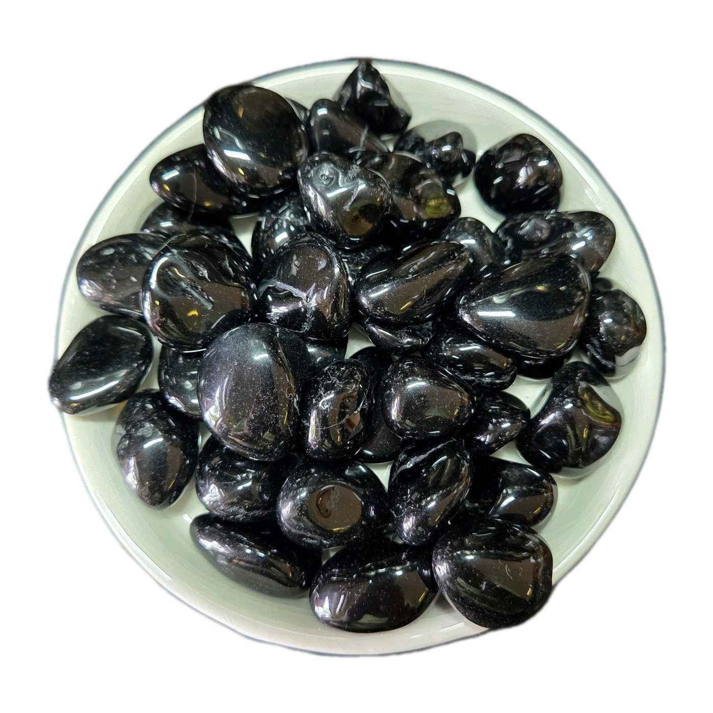 Black Spinel Stones Bulk Lot Crystal Tumblestones Spiritual Reiki Wicca Pagan