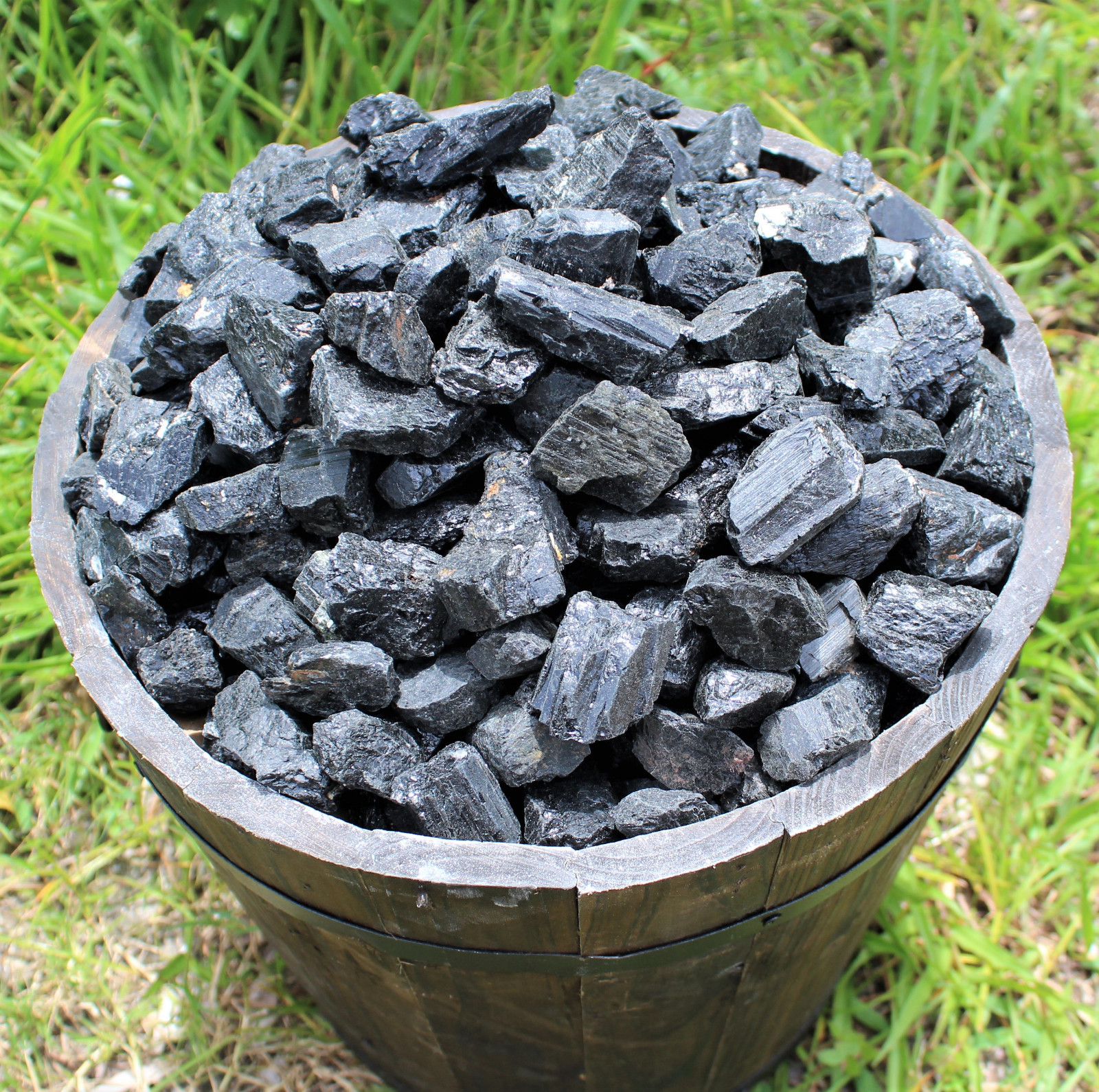 1/4 lb Black Tourmaline Rough Natural Stones Bulk Wholesale Crystal Raw 4 oz