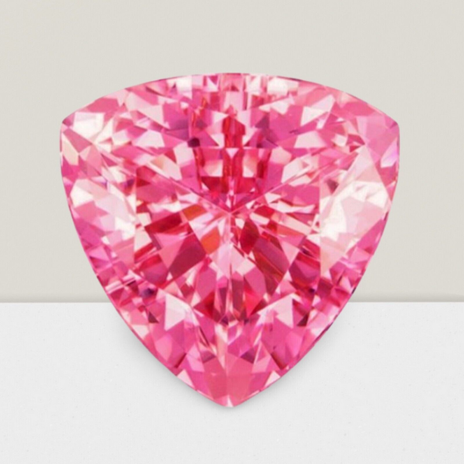 Pink Tourmaline Trillion Cut Gemstone 5.5 Cts – 12 mm Calibrated Loose Gem