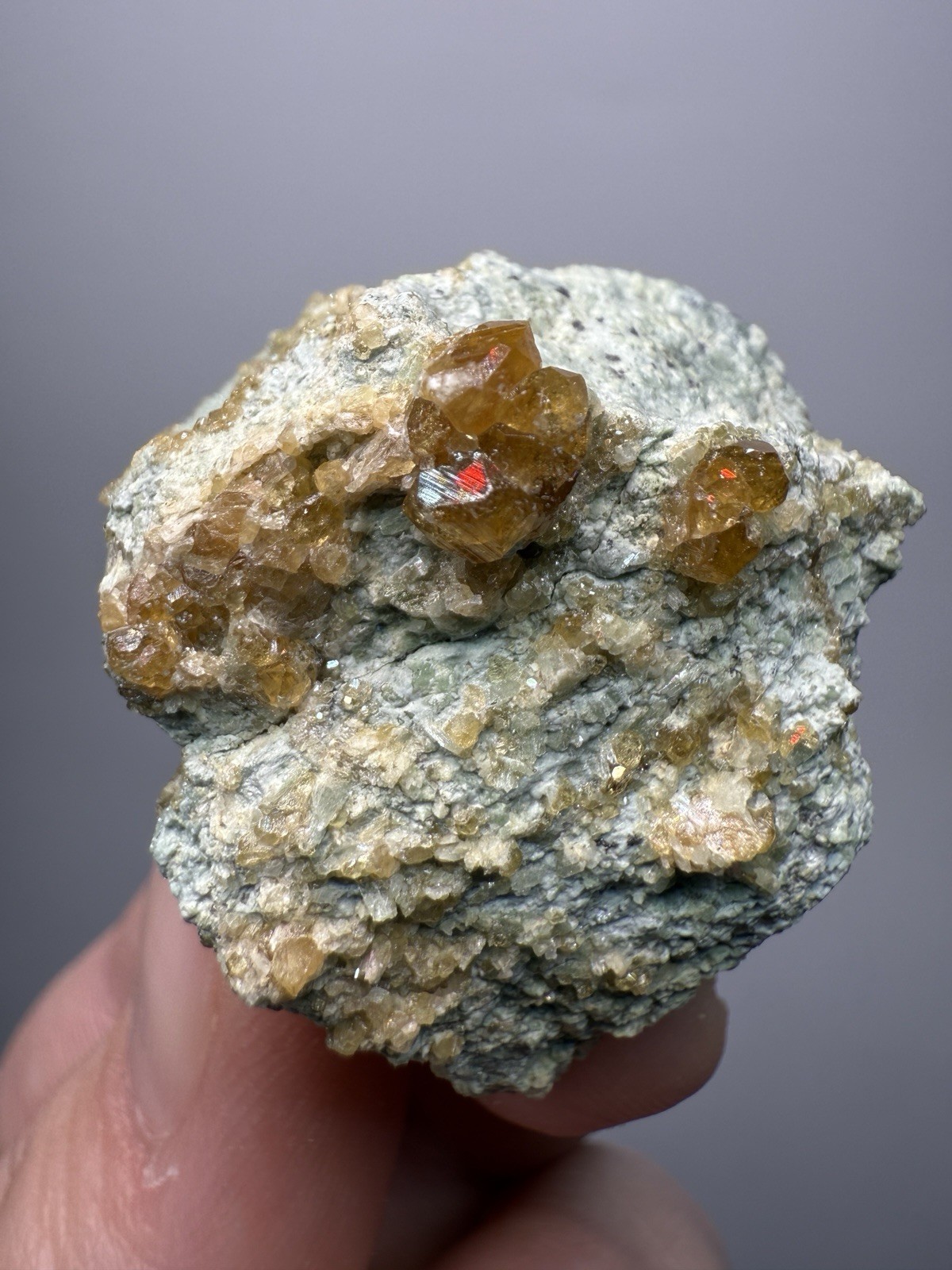 Hessonite Garnet Cluster on Matrix from Pakistan | Natural Collector Specimens
