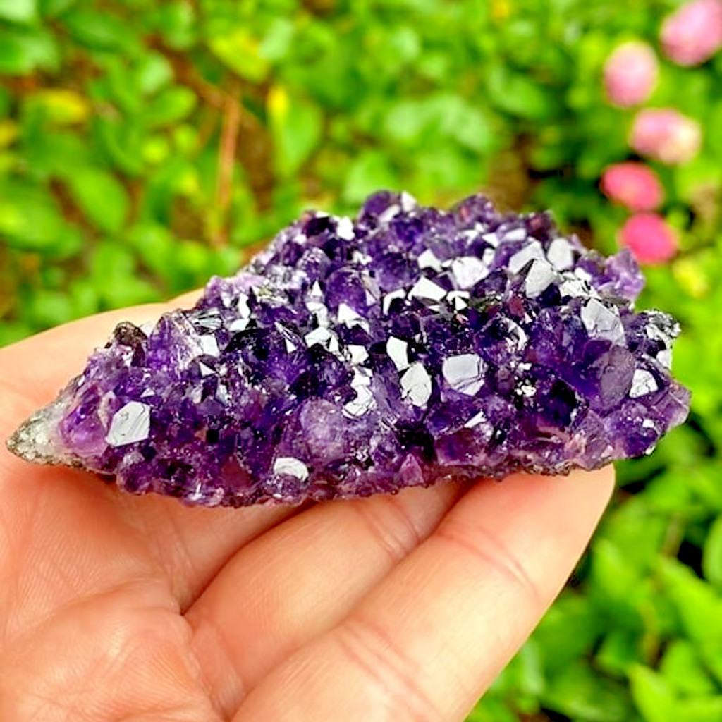 Natural High Quality Amethyst Cluster Purple Healing Crystal Gift Home Decor