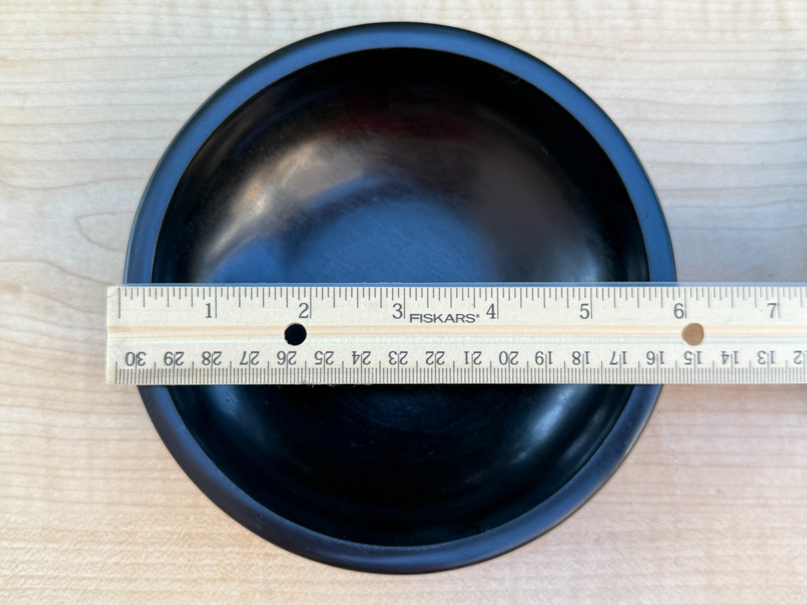 Large Black Soapstone Scrying Bowl – 6″ Smudge Bowl & Incense Burner