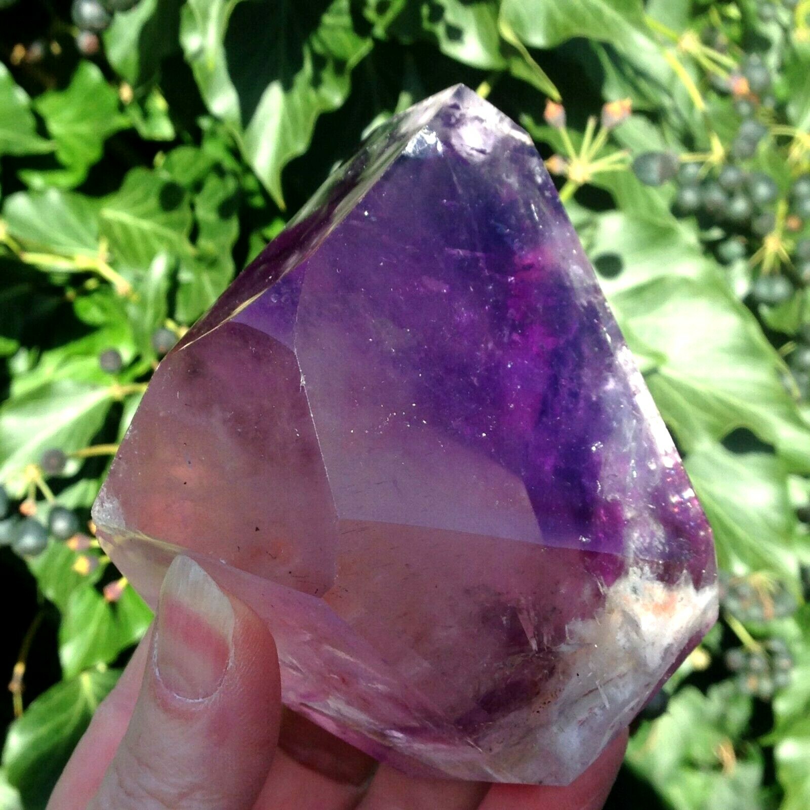 Amethyst Crystal Freeform Insight Focus Clairvoyance Wisdom 360g 9x7x4.6cm
