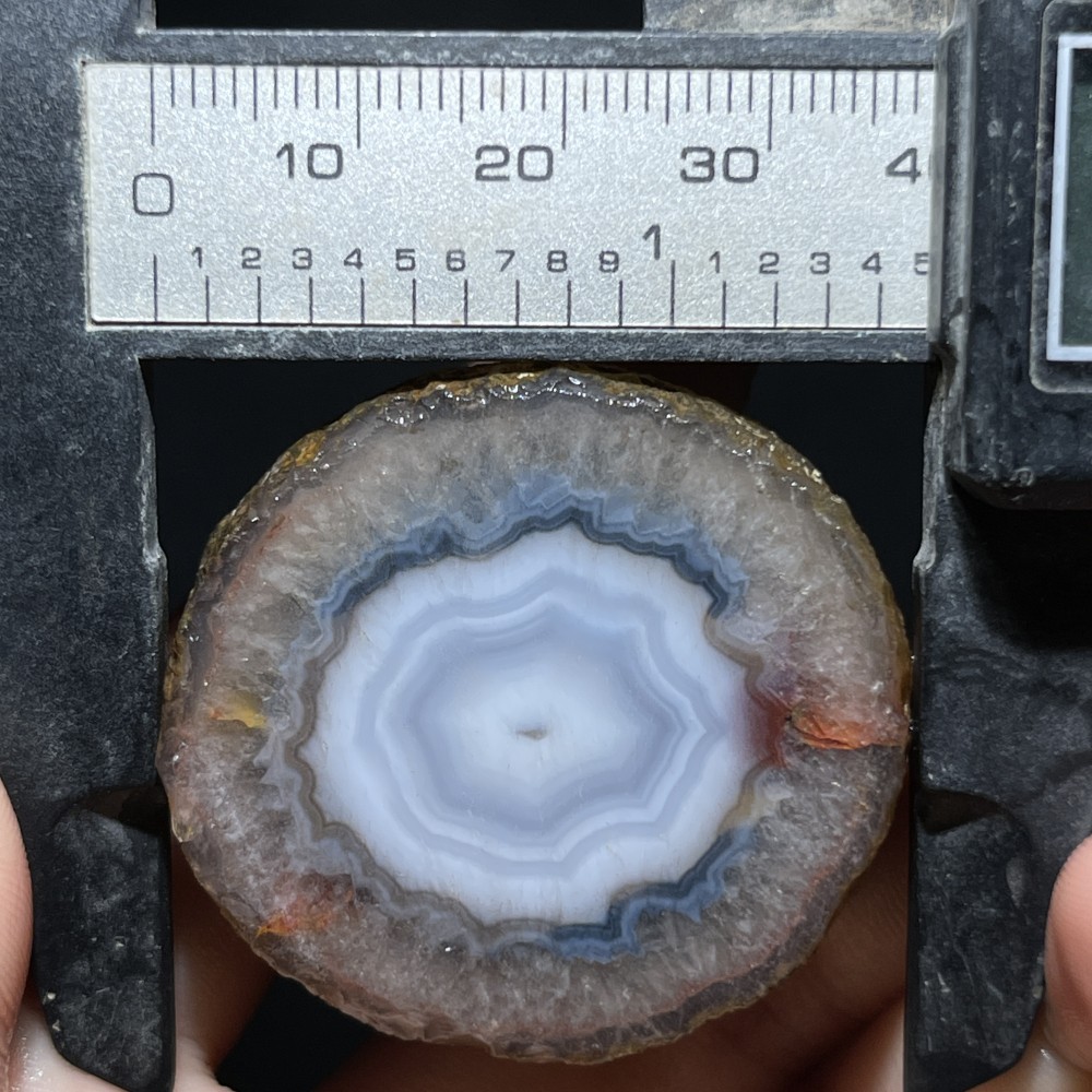 Unique Rough Agate crystal geode Achat Nodule Chinese Agate Xuanhua 51g D742