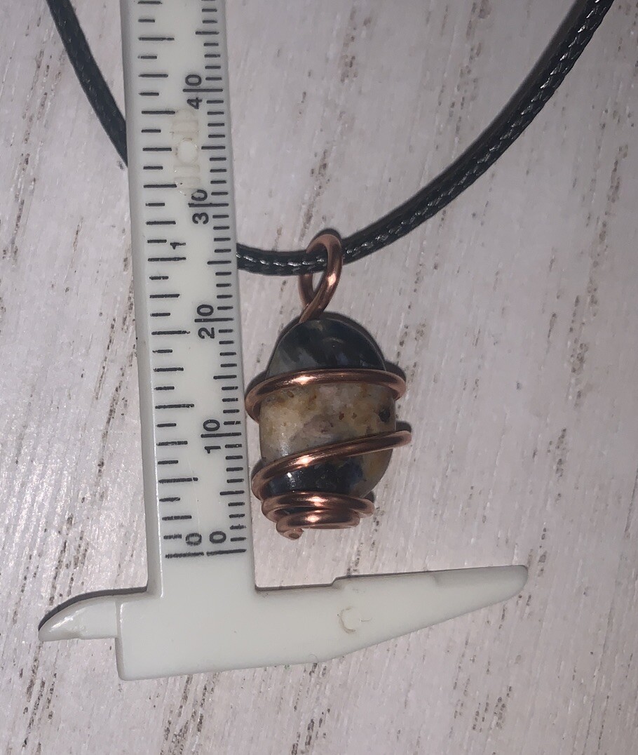 Handmade Natural Polished Pietersite Crystal Healing Stone Namibia Necklace