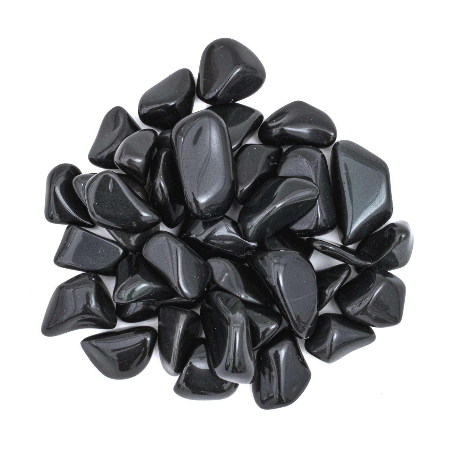 1/4 lb Small Tumbled Rainbow Obsidian Bulk Rock Gemstone Wholesale Healing Gems