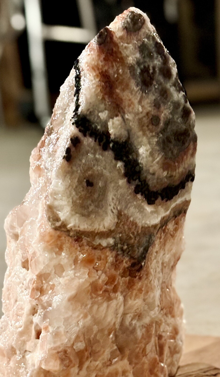 20 Pounds Multi Colored Calcite. 12 Inches Tall 9 Inches Wide 3 1/2 Inches Thick