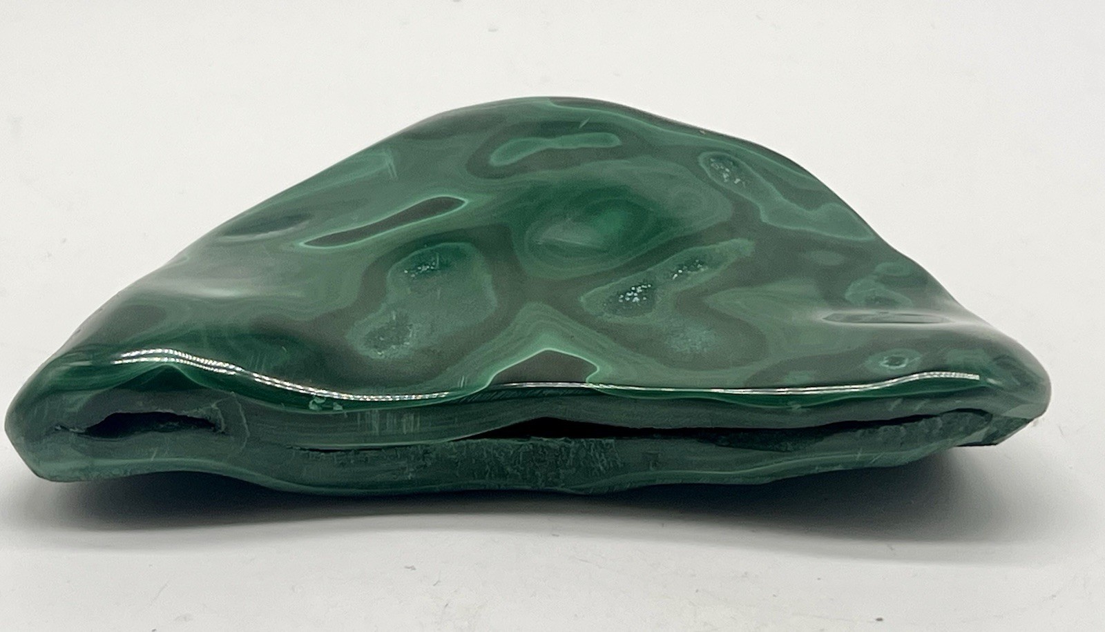 Polished Malachite Freeform Congo 426g (0.94 lb) Reiki Mineral Display Stone