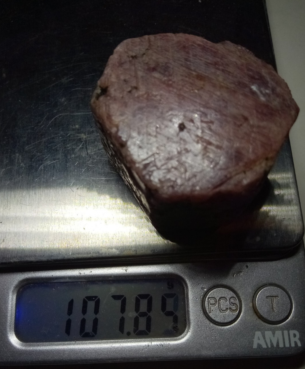 Ruby Corundum Record Keeper Triangles Biotite Mica with UV Reactive Fluorescent