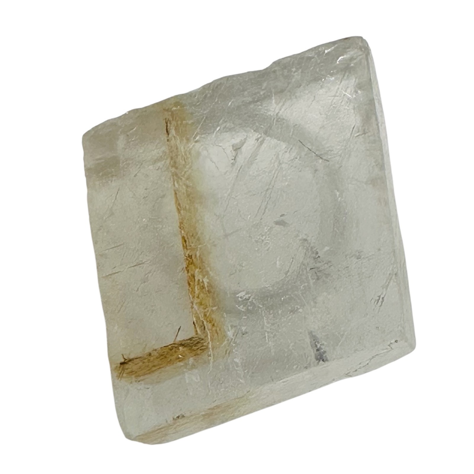 Optical Calcite Iceland Spar 25g Rectangular Display Specimen| 27x26x12mm|Clear|