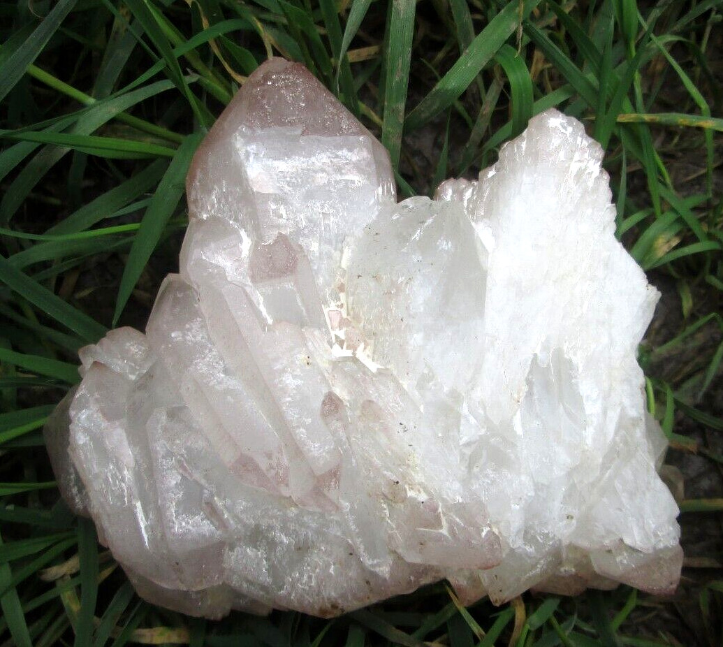 Natural Candle Quartz Cluster – 10x 8x 5cms 389.41g