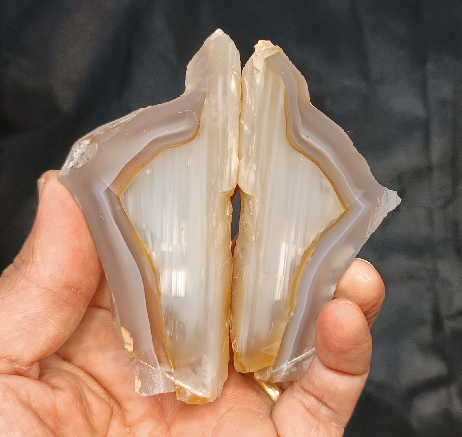 165g/0.36 lb turkish waterline agate stone rough, customs duty included