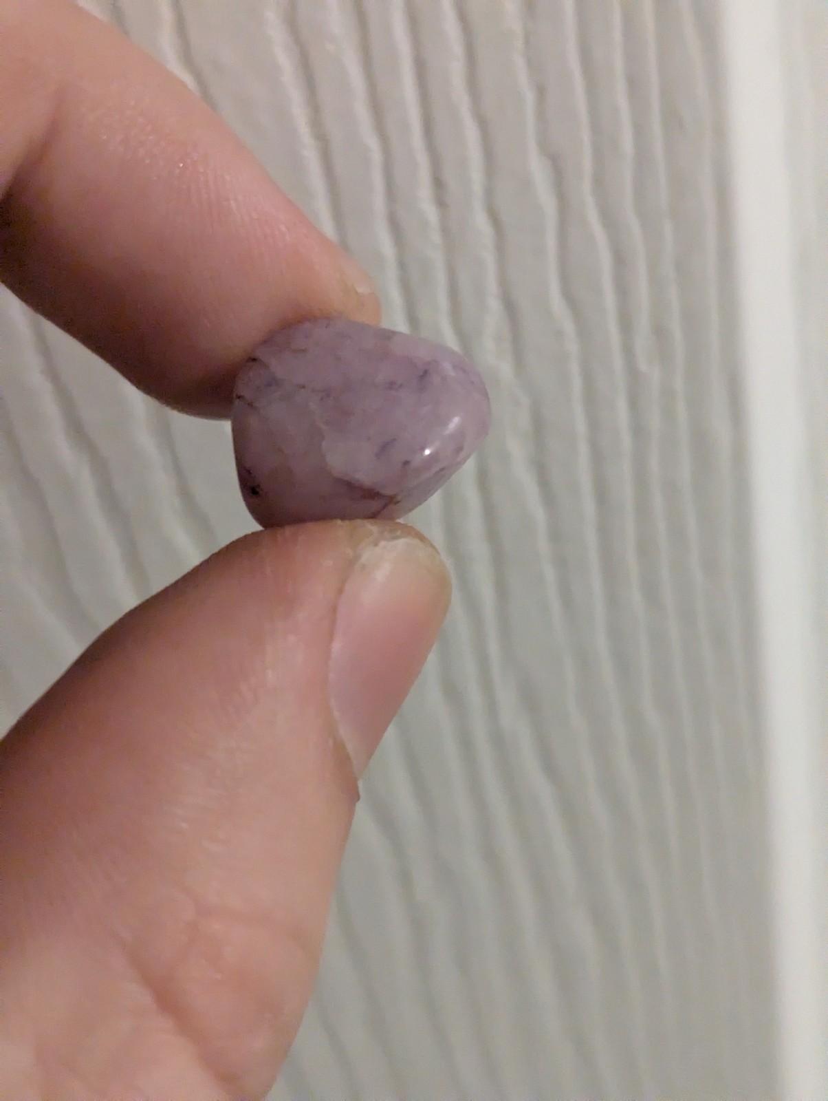 Small Light Purple/Lilac Tumbled Stone Likely From My 25-30 Year Old Collection
