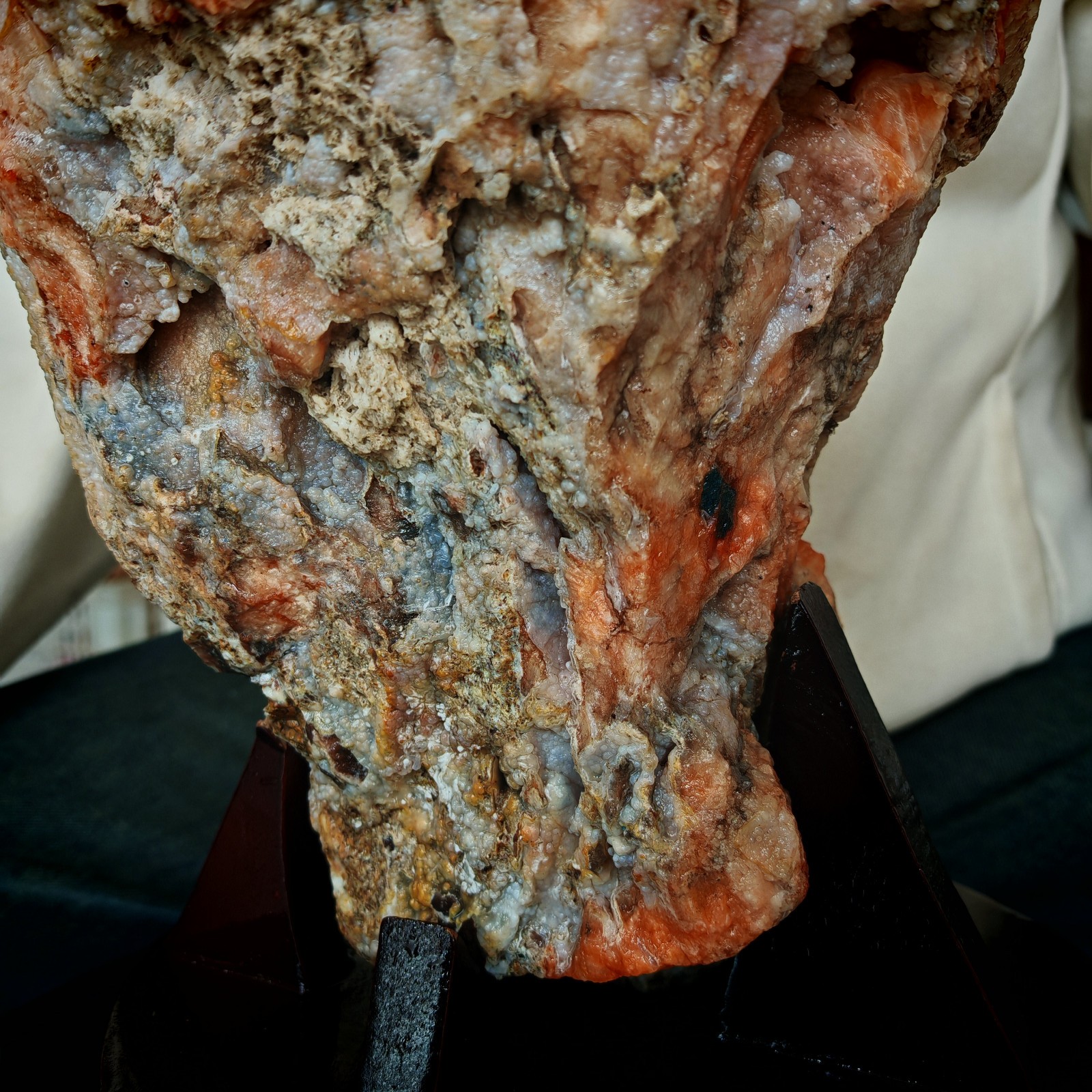 31.13LB Natural Sun Stone Sea Blue Treasure Symbiotic Primitive Stone Specimen