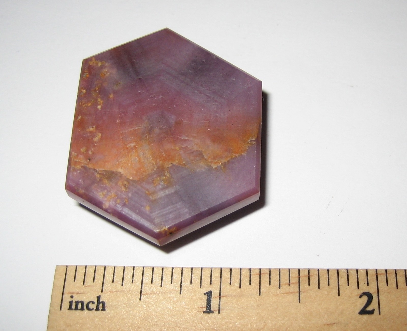 37mm x 30mm POLISHED RARE NATURAL RUBY CRYSTAL STONE CABOCHON TANZANIA 33.2grams