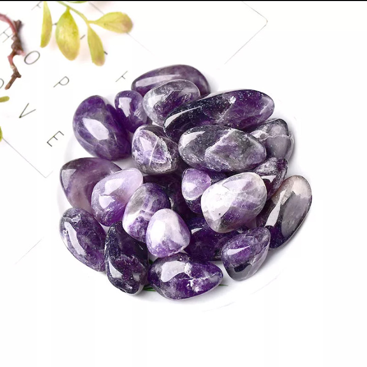 50g Large Size 10-30mm Natural Crystal Quartz Amethyst Gravel Specimen