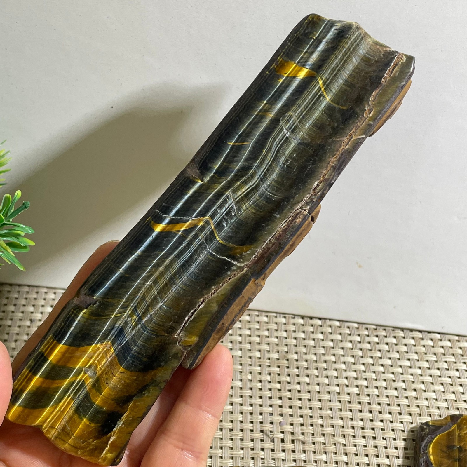 173g Natural tiger’s-eye Rough Raw Stone Rock Specimen Reiki healing