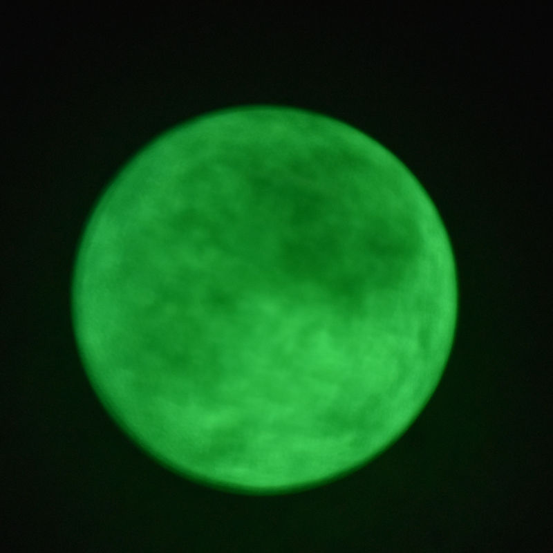 51MM Green Luminous Jade Crystal Sphere Ball Glow In The Dark Stone With Base