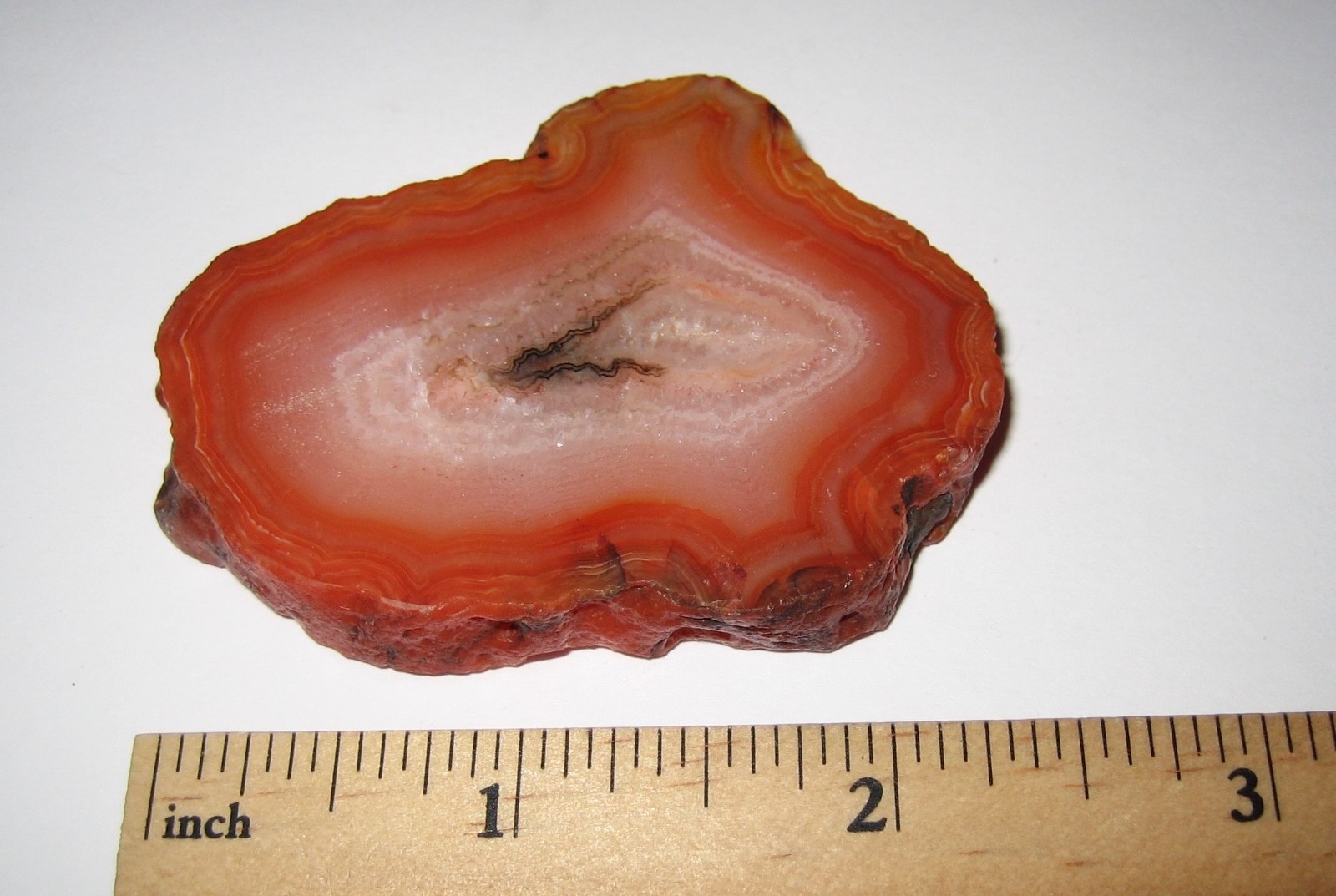 2.5″ x 1.7″ x 10mm POLISHED (TOP/BOTTOM) NATURAL CARNELIAN AGATE STONE 51.7g *5