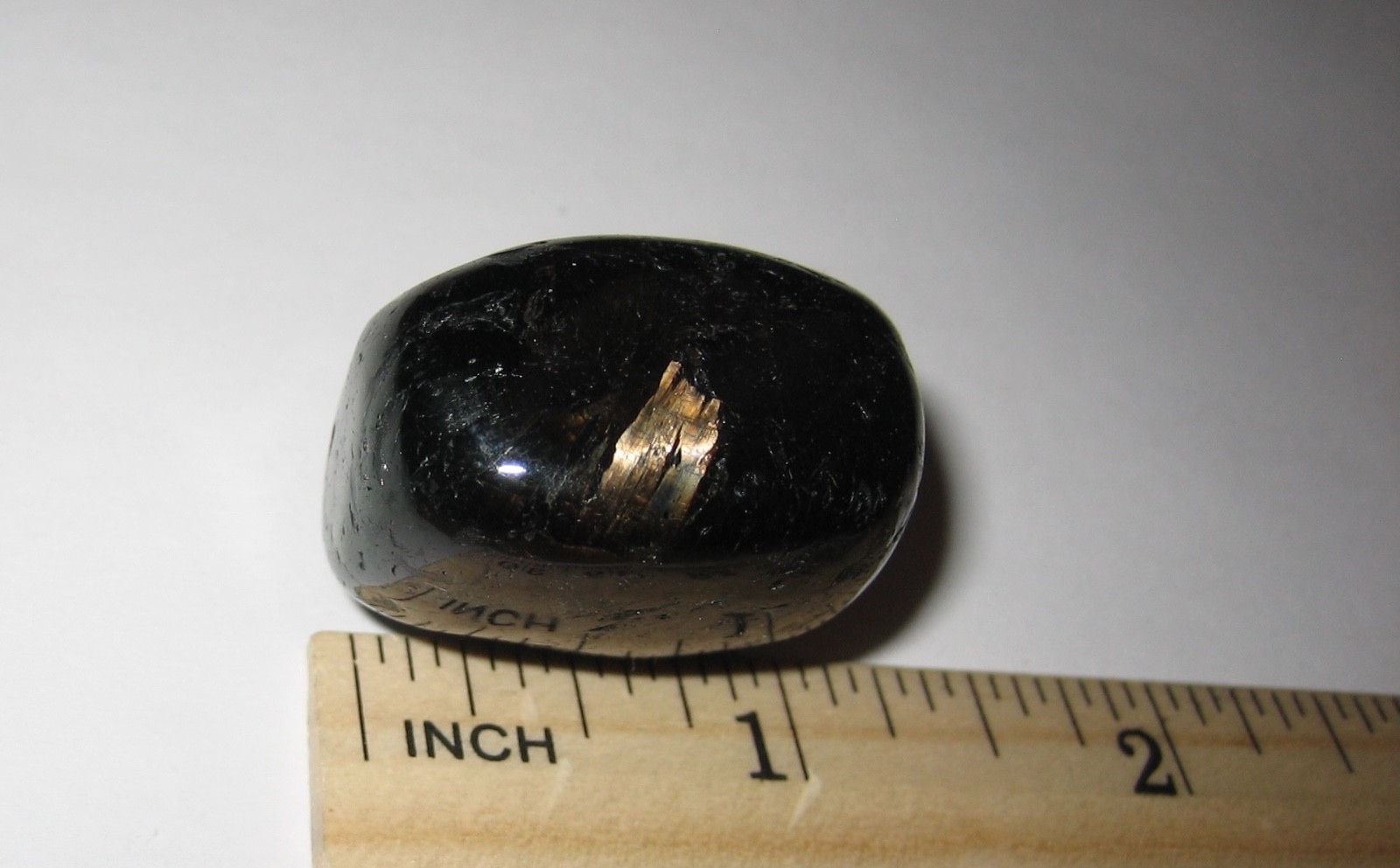 1.2″ RARE TUMBLED POLISHED AUTHENTIC NUUMMITE STONE FROM GREENLAND 36.8grams *3