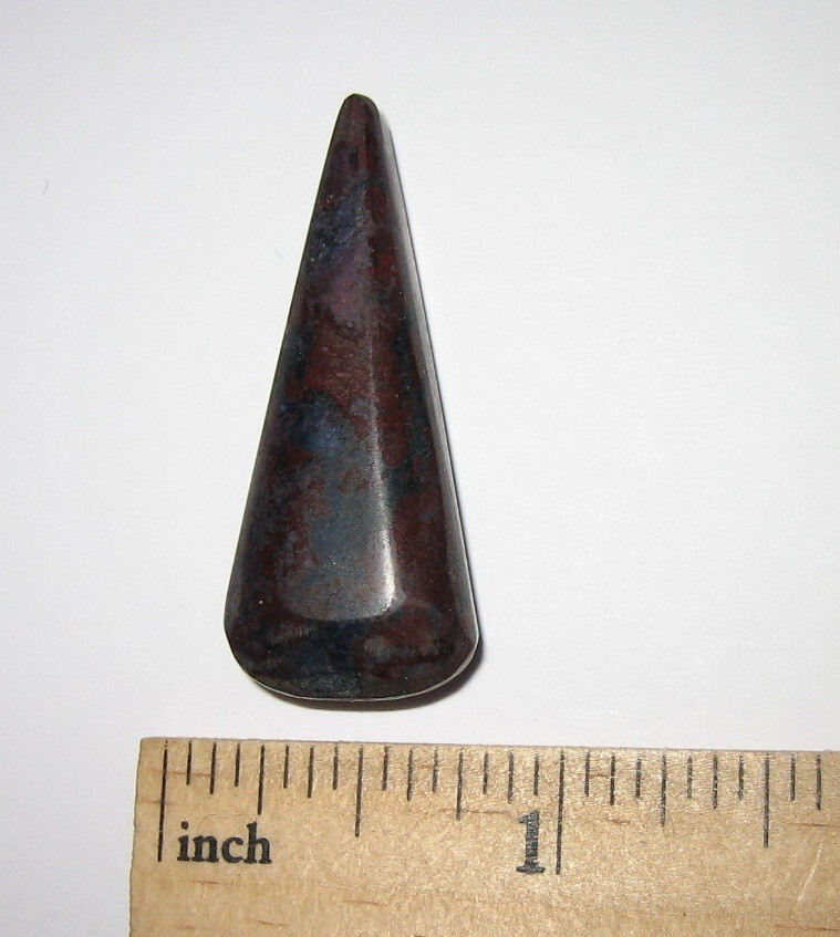 POLISHED 39mm x 16mm SUGILITE RICHTERITE RED JASPER CABOCHON SO. AFRICA 7.5g *A2