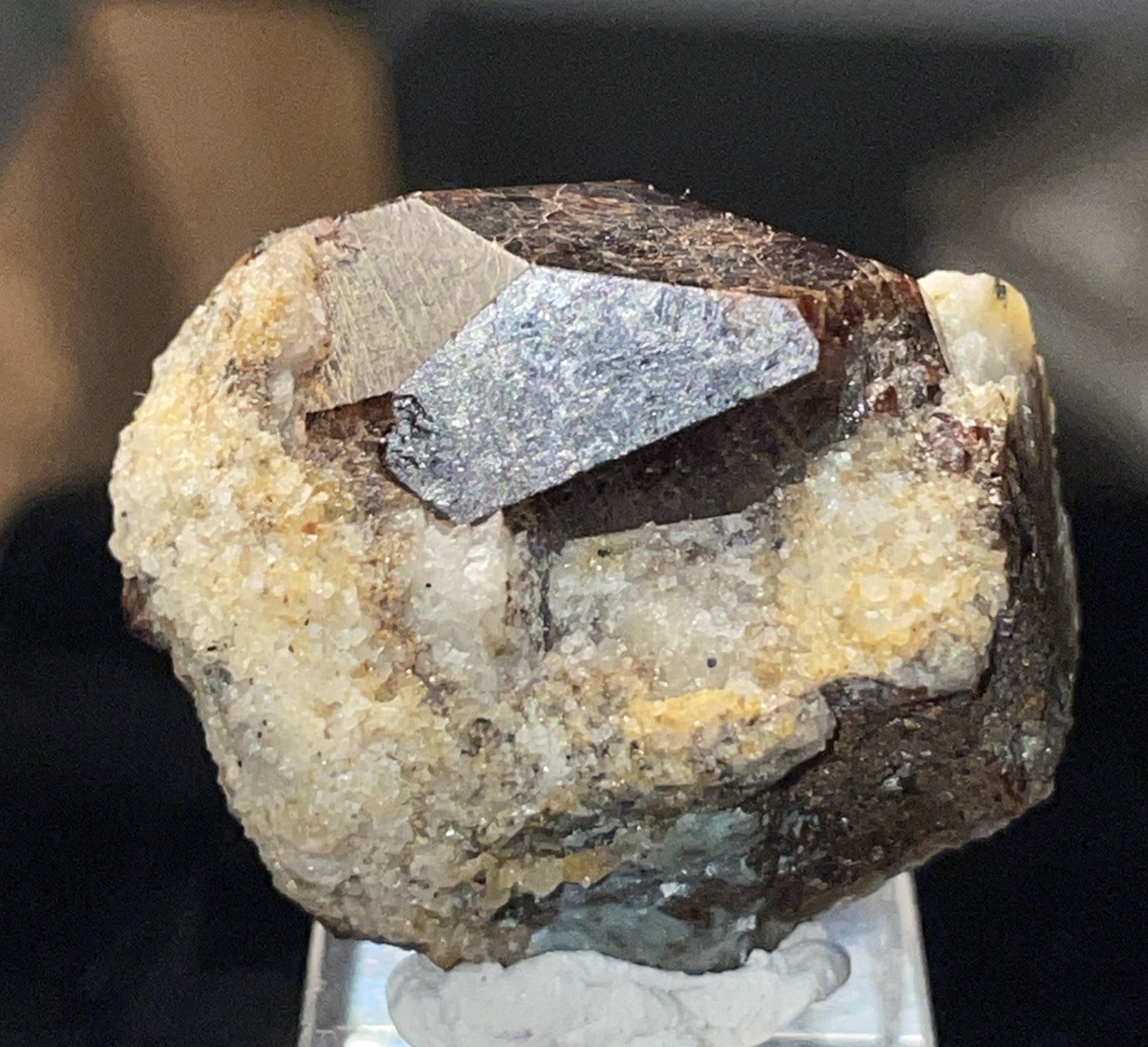 UNDAMAGED ALMANDINE GARNET THUMBNAIL PEDRA LAVRADA,MINAS GERAIS,BRAZIL