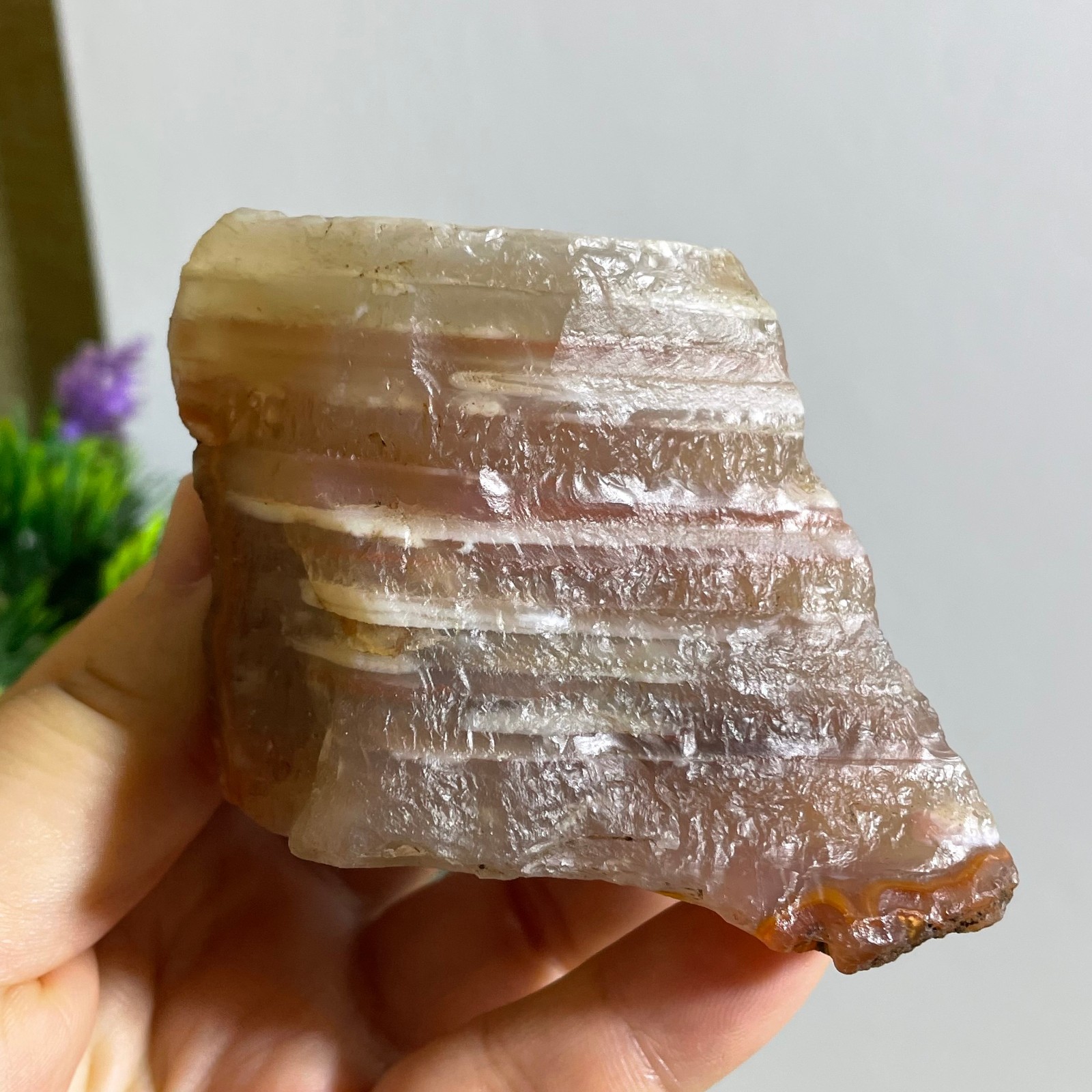 152g Raw Carnelian Stone Rough Red Gemstone Mineral Specimen