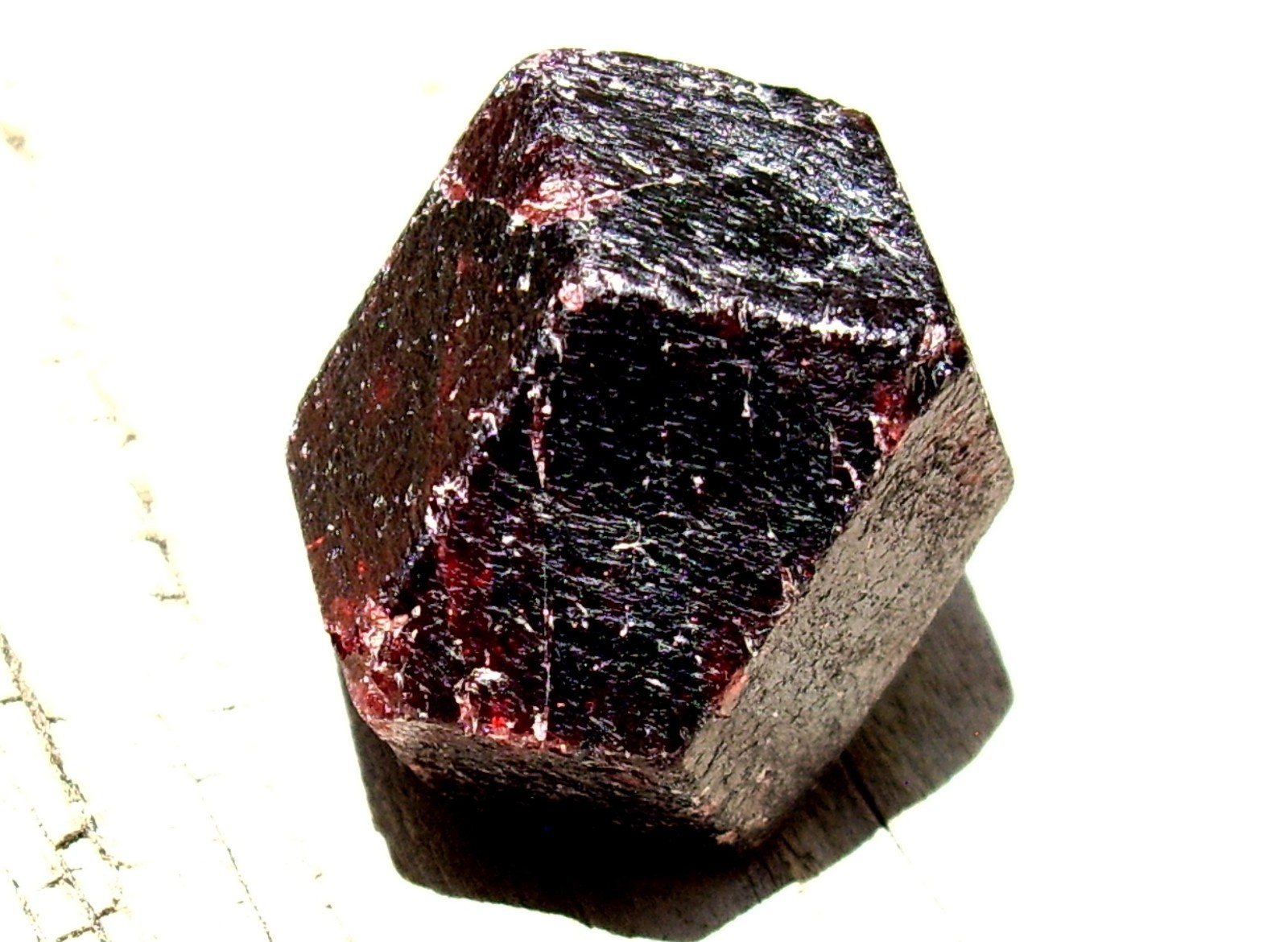 Deep Red Medium Large Almandine Garnet Crystal 29.2g