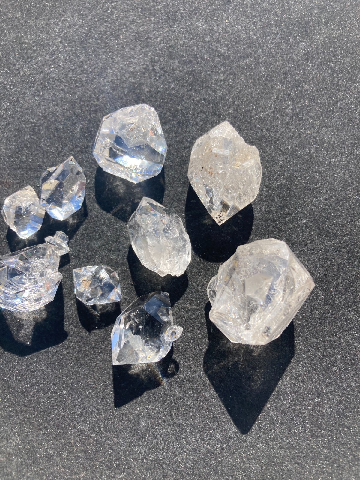 ECLIPSE 2024 NY Herkimer AA+ diamonds that have seen totality! 250 + ct lot#E2 *