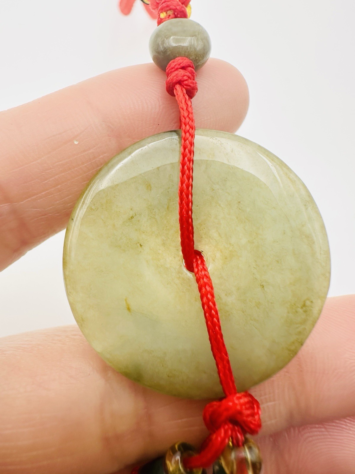 Natural Jadeite Jade Feng Shui Car Decoration