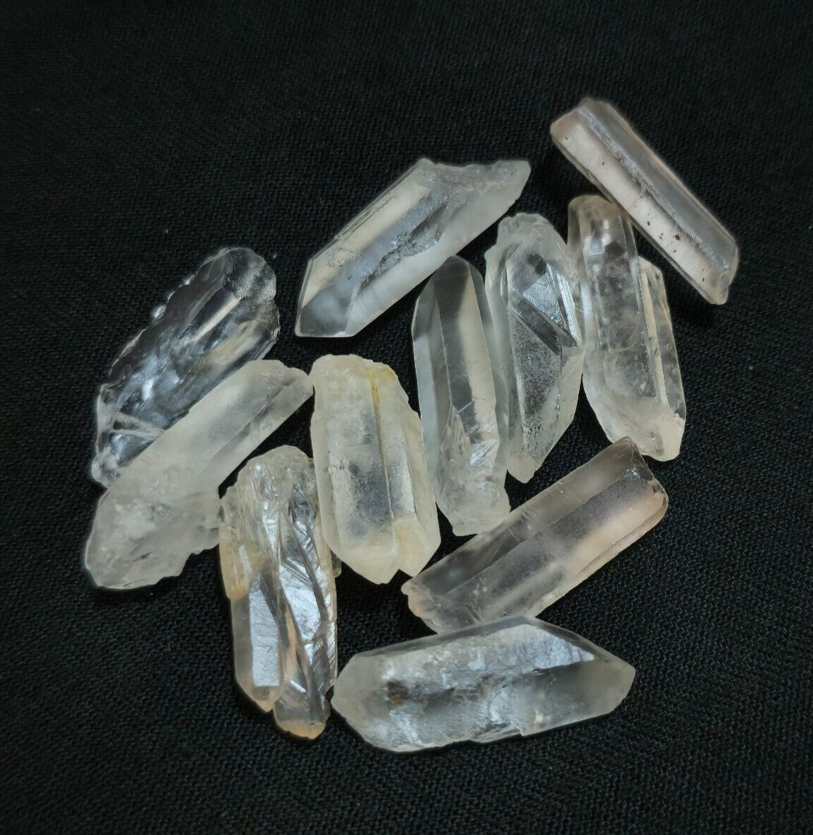 Wonderful Fine Crystal Quartz Raw 11 Pcs Lot Size 25-27 MM Rough Loose Gemstone