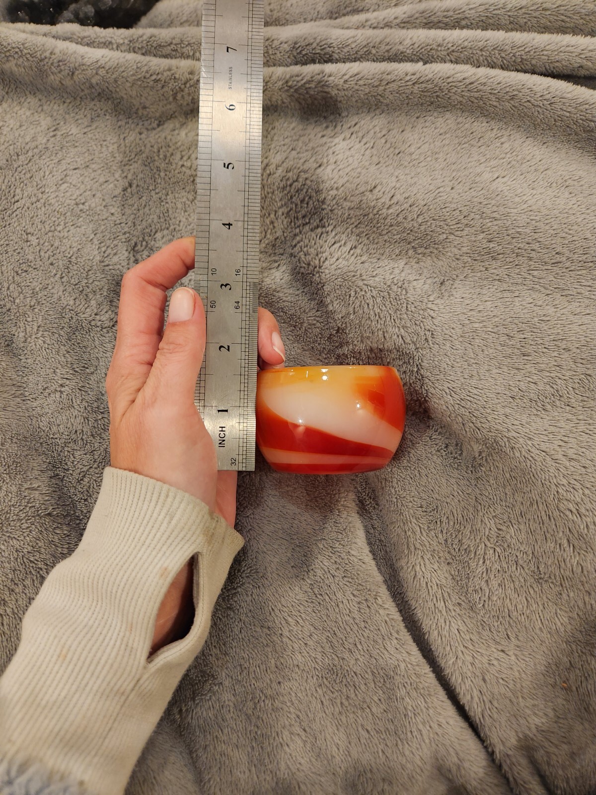Natural Healing Red Agate Cup Carving Carnelian Cup Reiki Crystal Collection