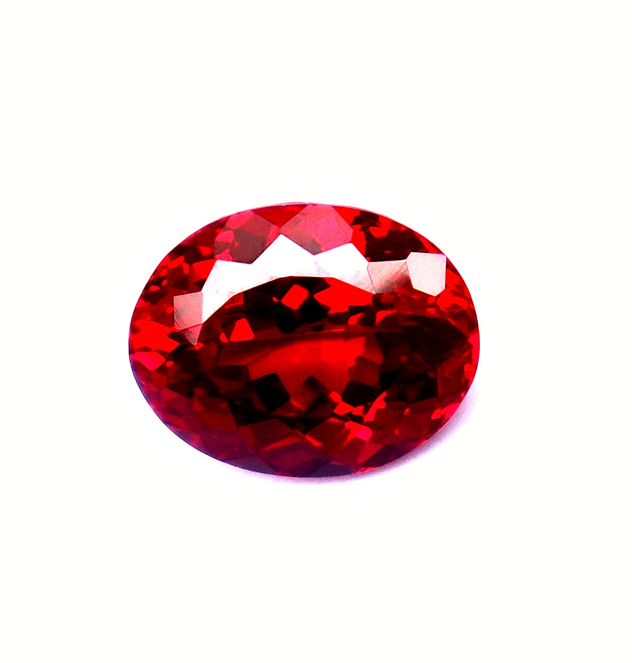 BURMA Pigeon Blood Red Ruby Certified Loose Gemstone Oval Cut 10.45 CT