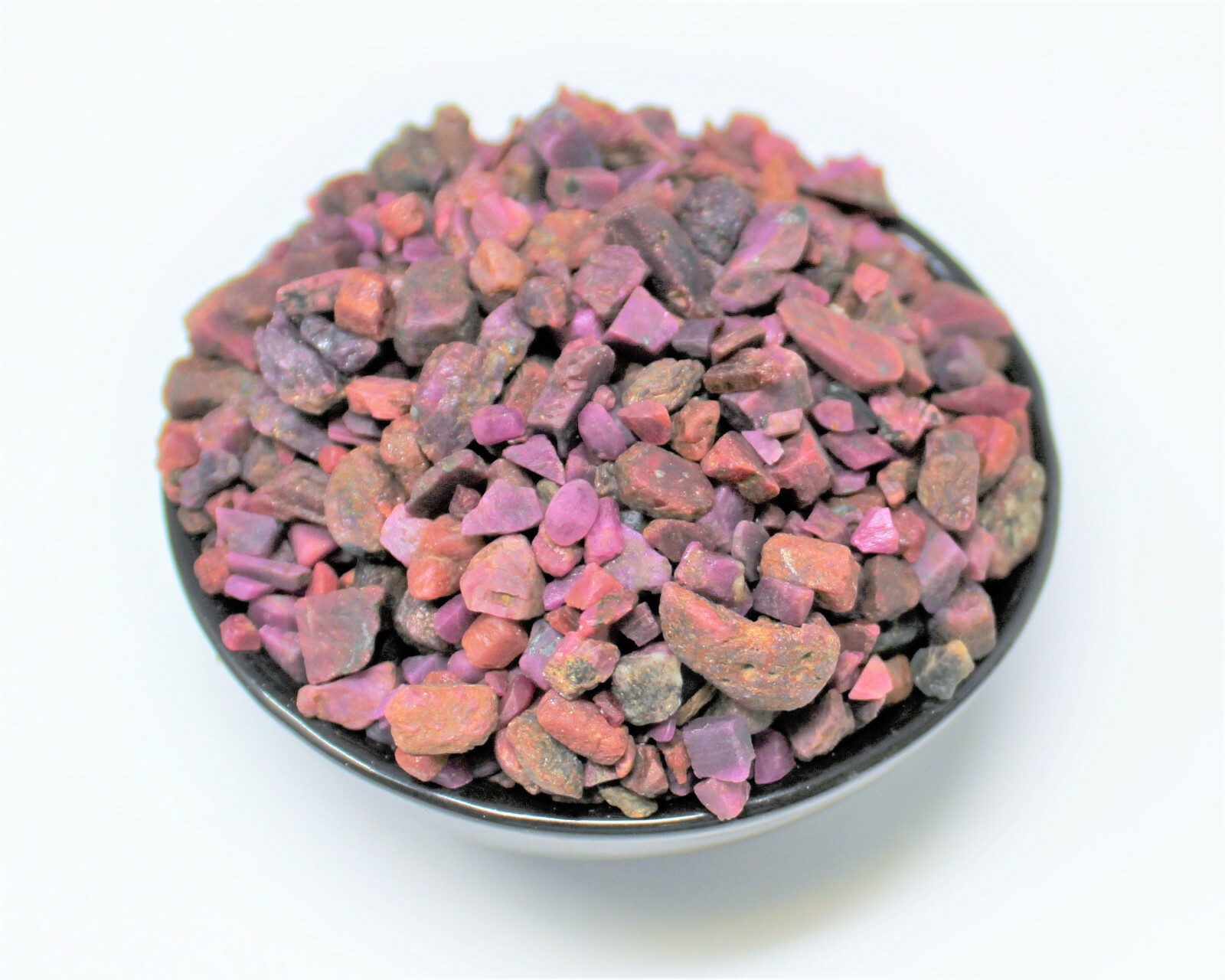 Ruby Semi Tumbled Gemstone Mini Chips 3 – 5 mm ‘A’ Grade Wholesale Bulk Crystals