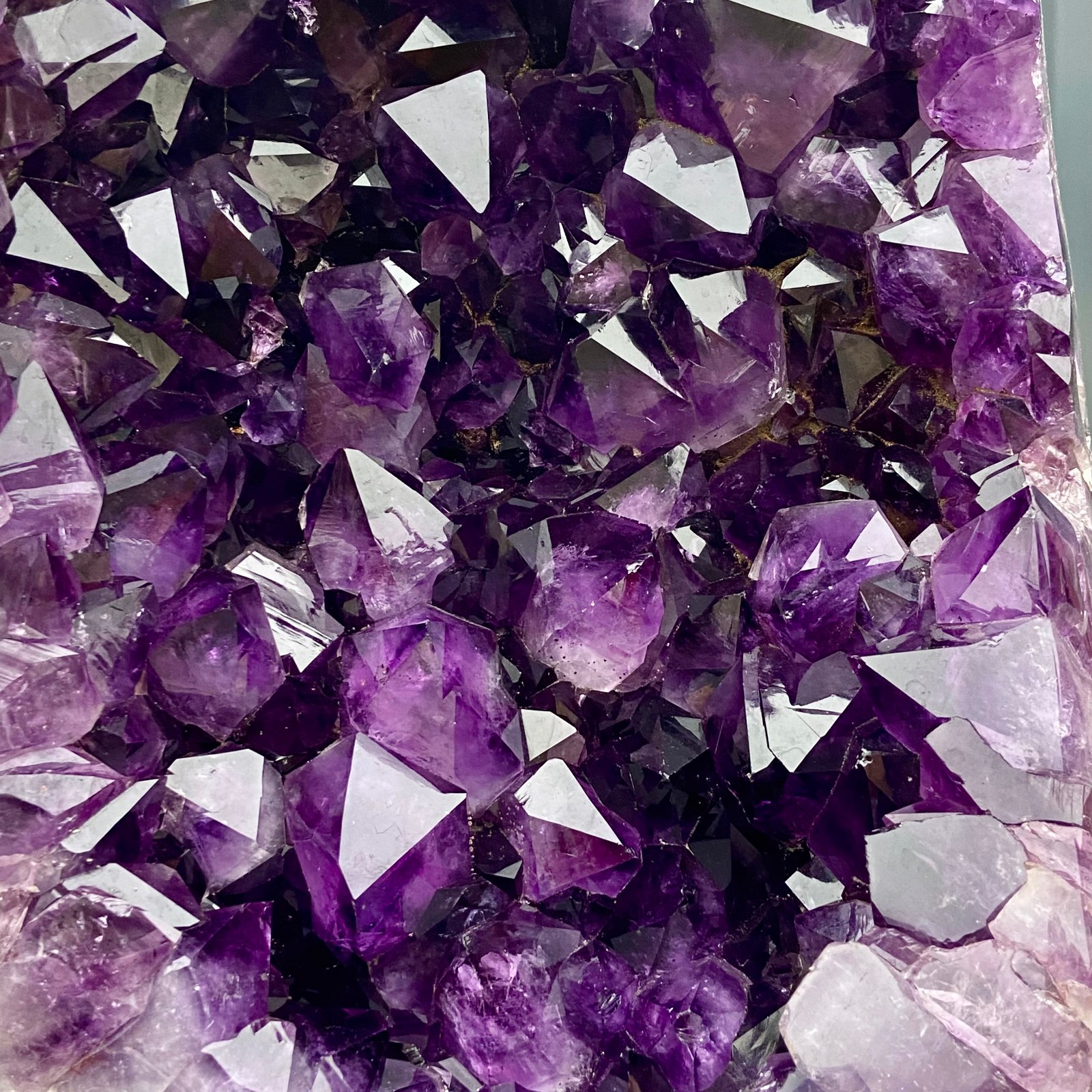 39.35LB Natural Amethyst geode quartz cluster crystal specimen energy healing