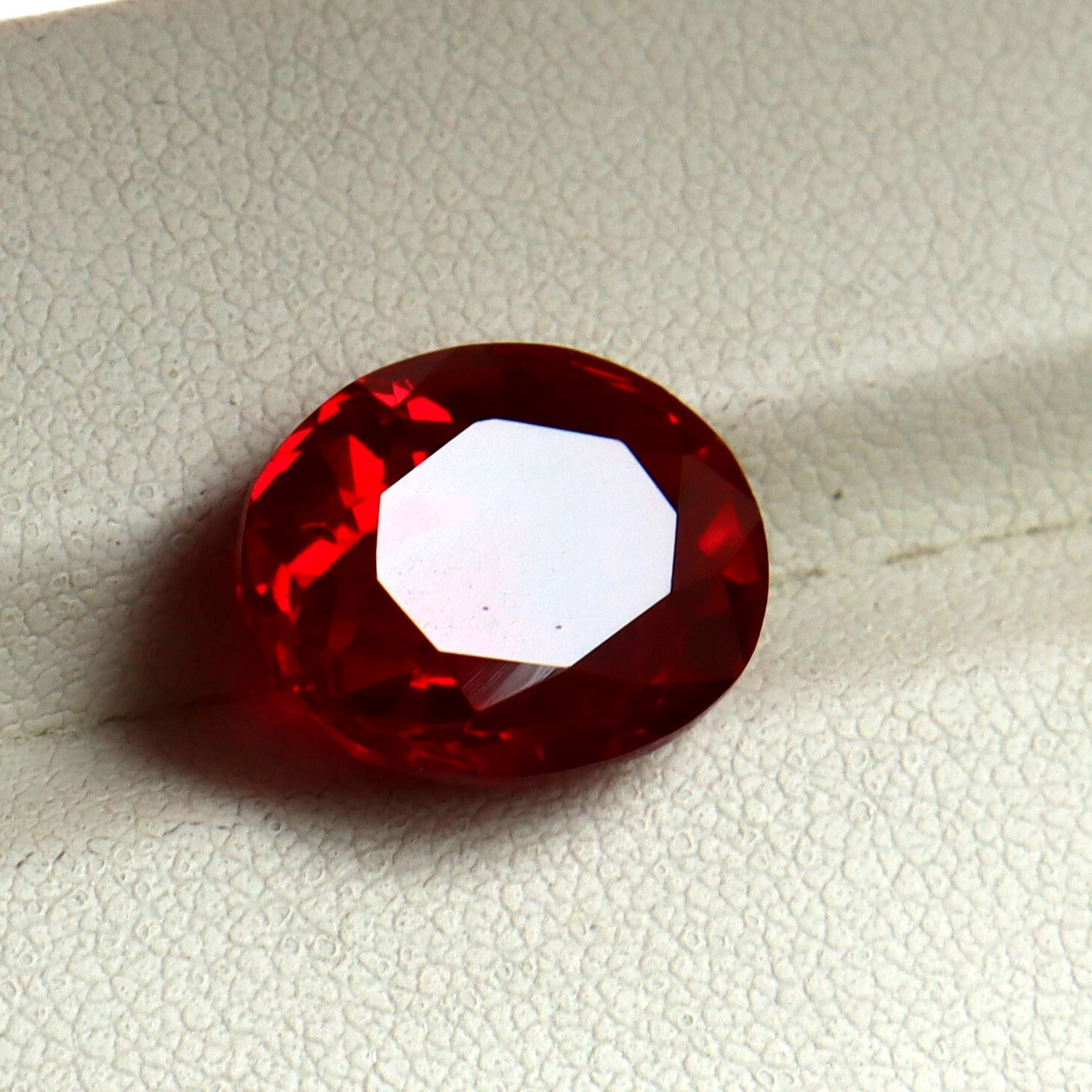 BURMA Pigeon Blood Red Ruby Certified Loose Gemstone Oval Cut 9.45 CT