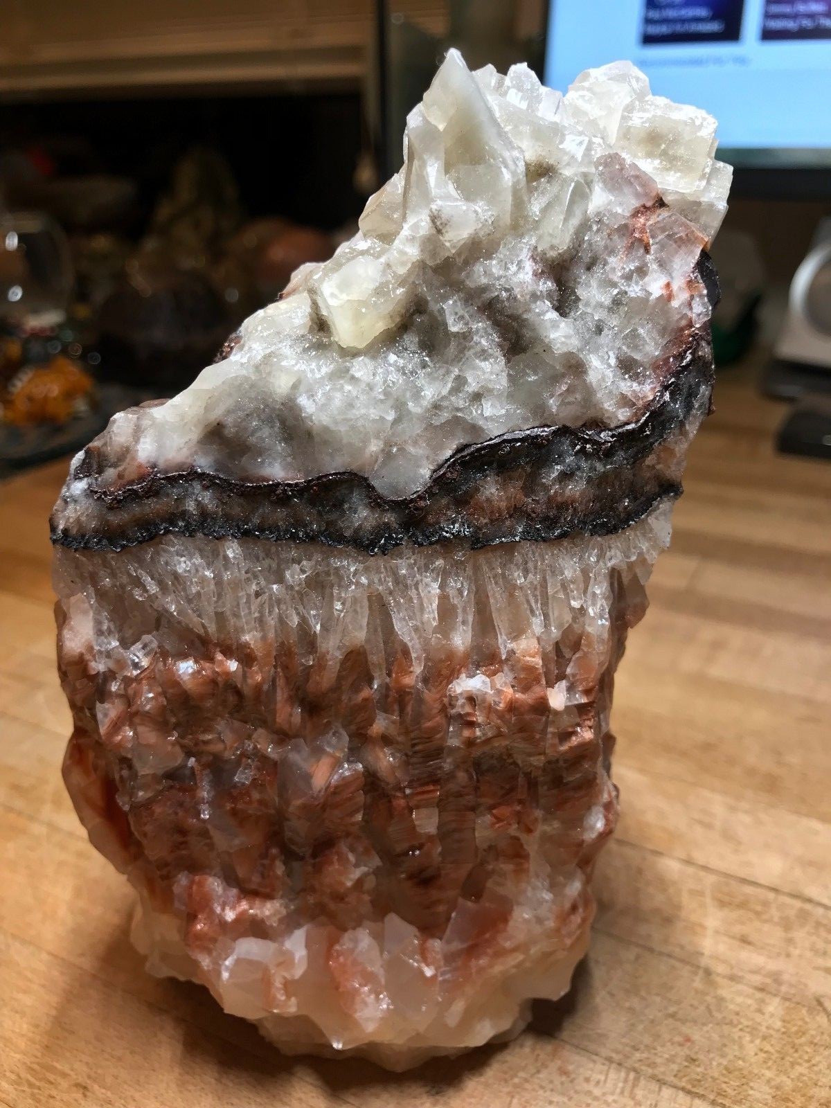 Multicolored Calcite Crystal Mineral Gemstone Medium Natural Rock Specimen 008