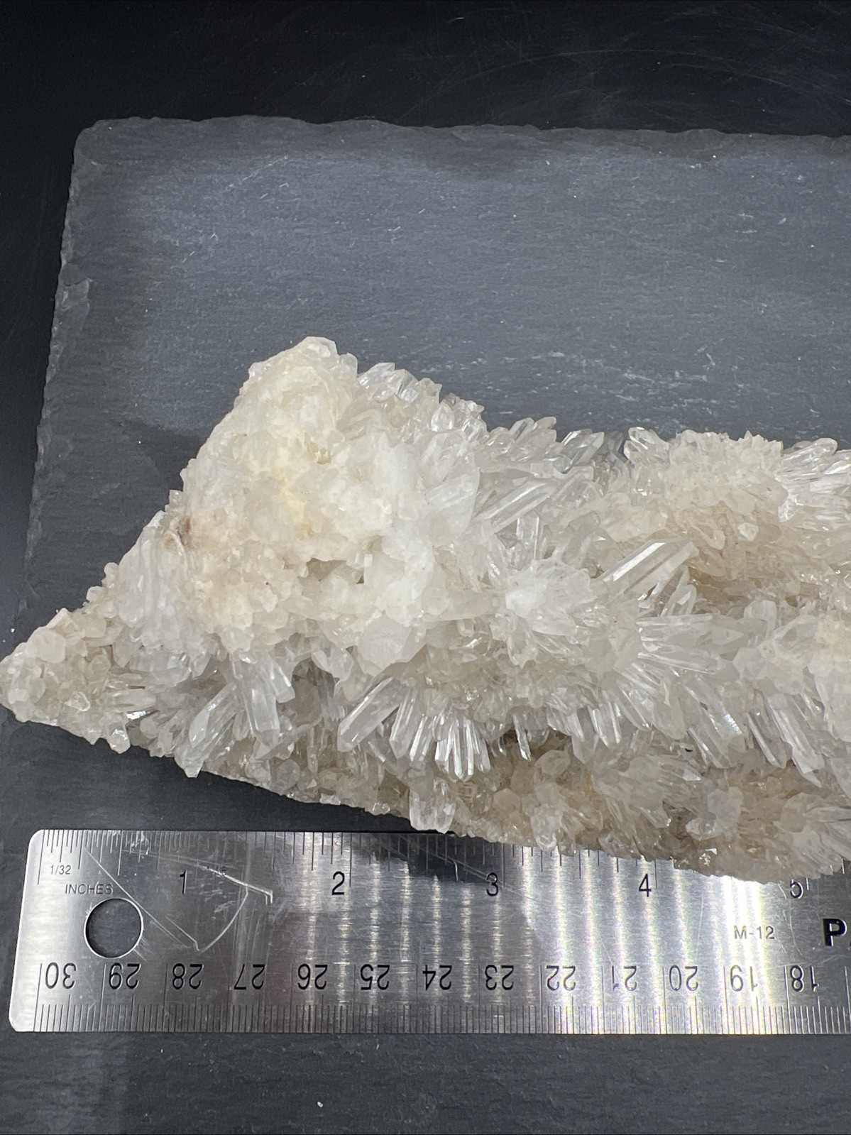 1.13 Lbs. Natural White Clear Quartz Crystal Cluster Rough Specimen