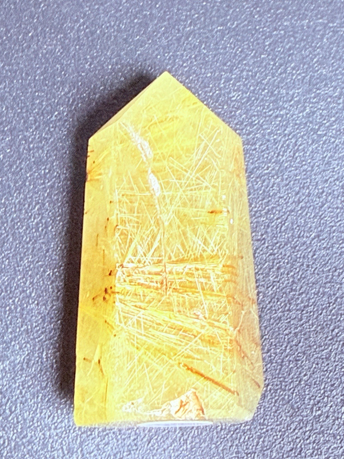 Golden Rutilated Quartz Crystal Tower