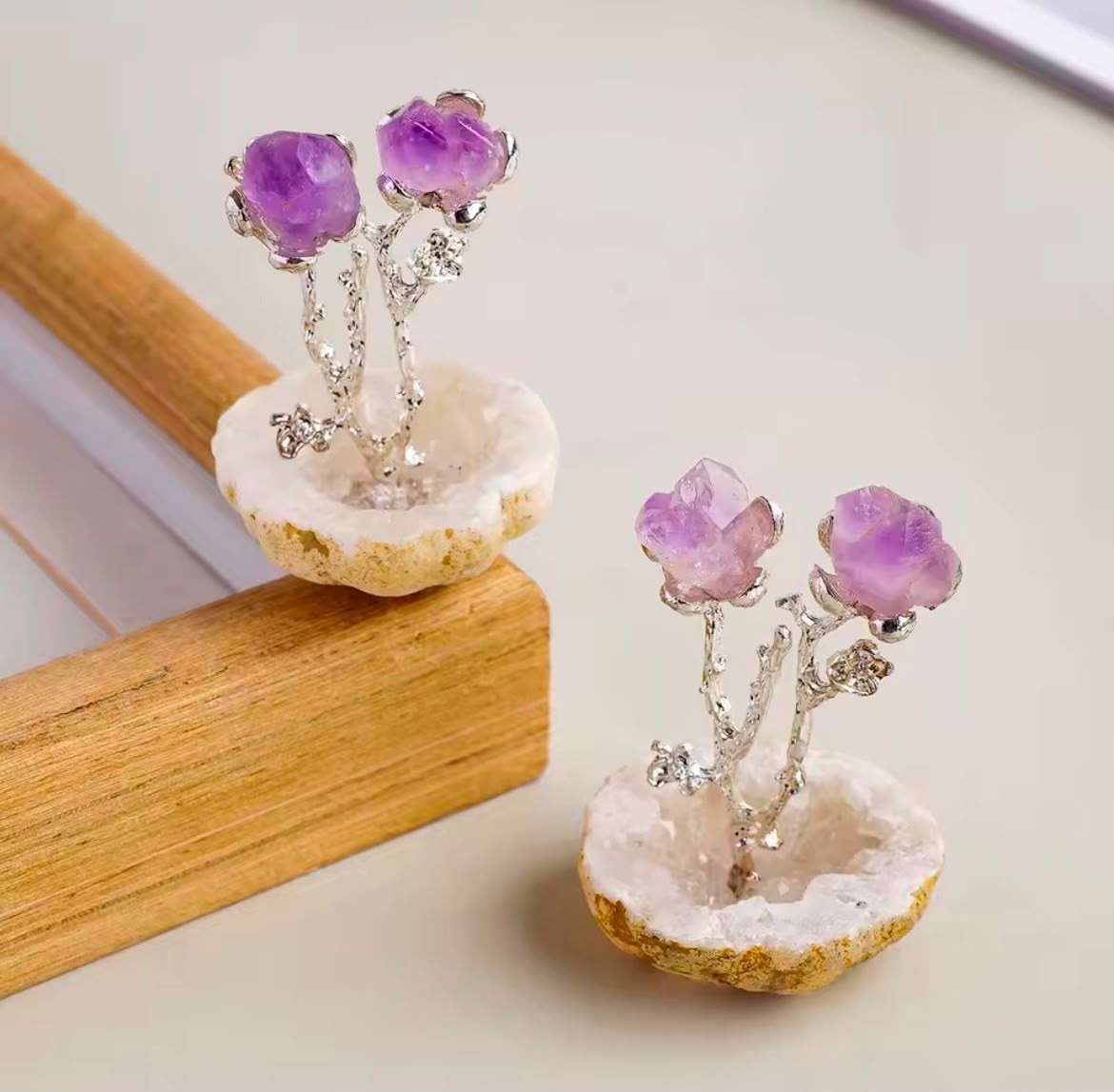 1pc Natural Amethyst Geode Crystal Cluster Healing Stone Home Decoration Gift
