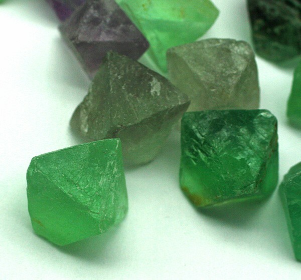 Fluorite Octahedrons from China, Mineral Specimen for Sale