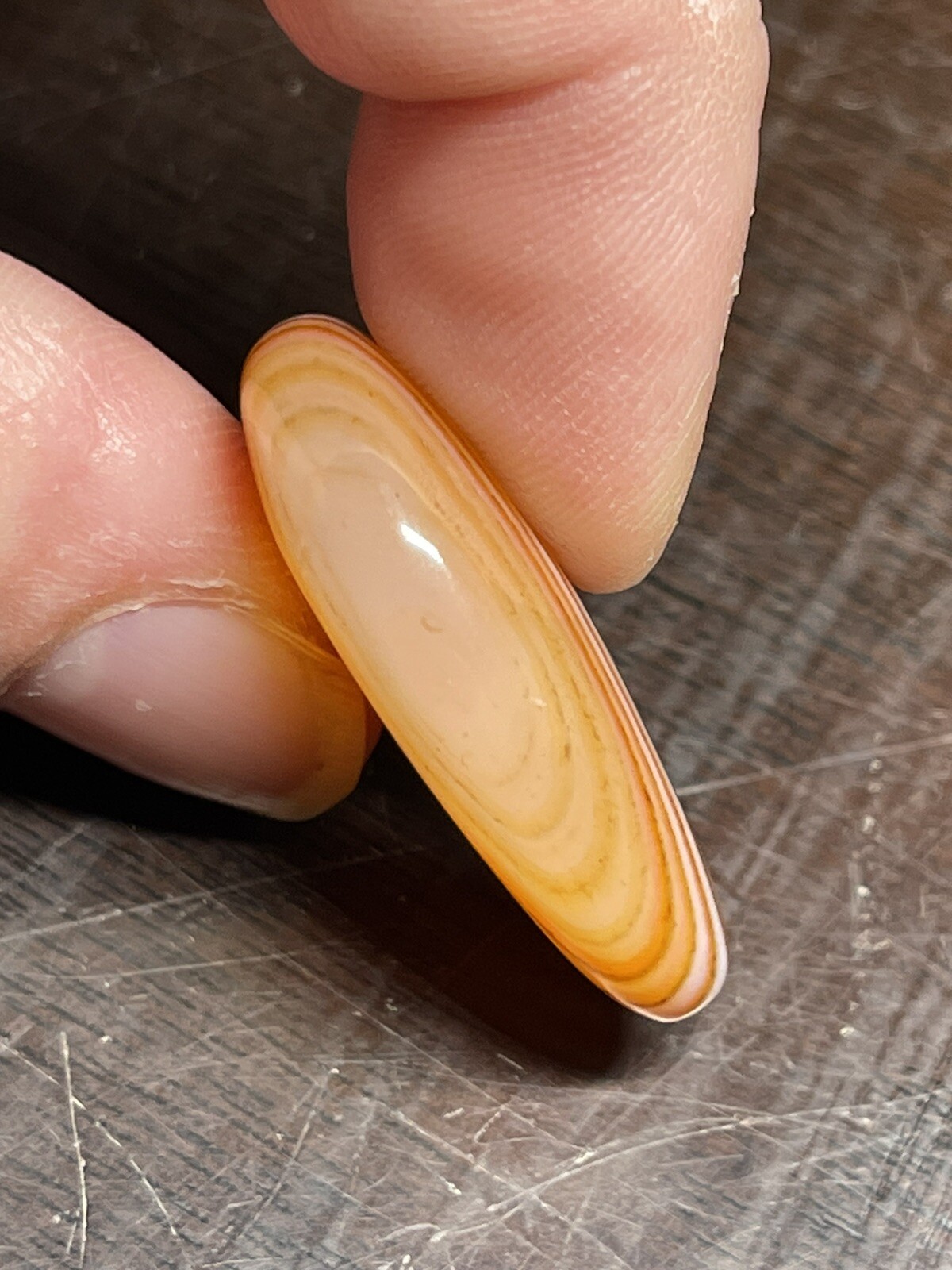 Sardonyx Cabochon 1.21in x .9in x .35in 9g