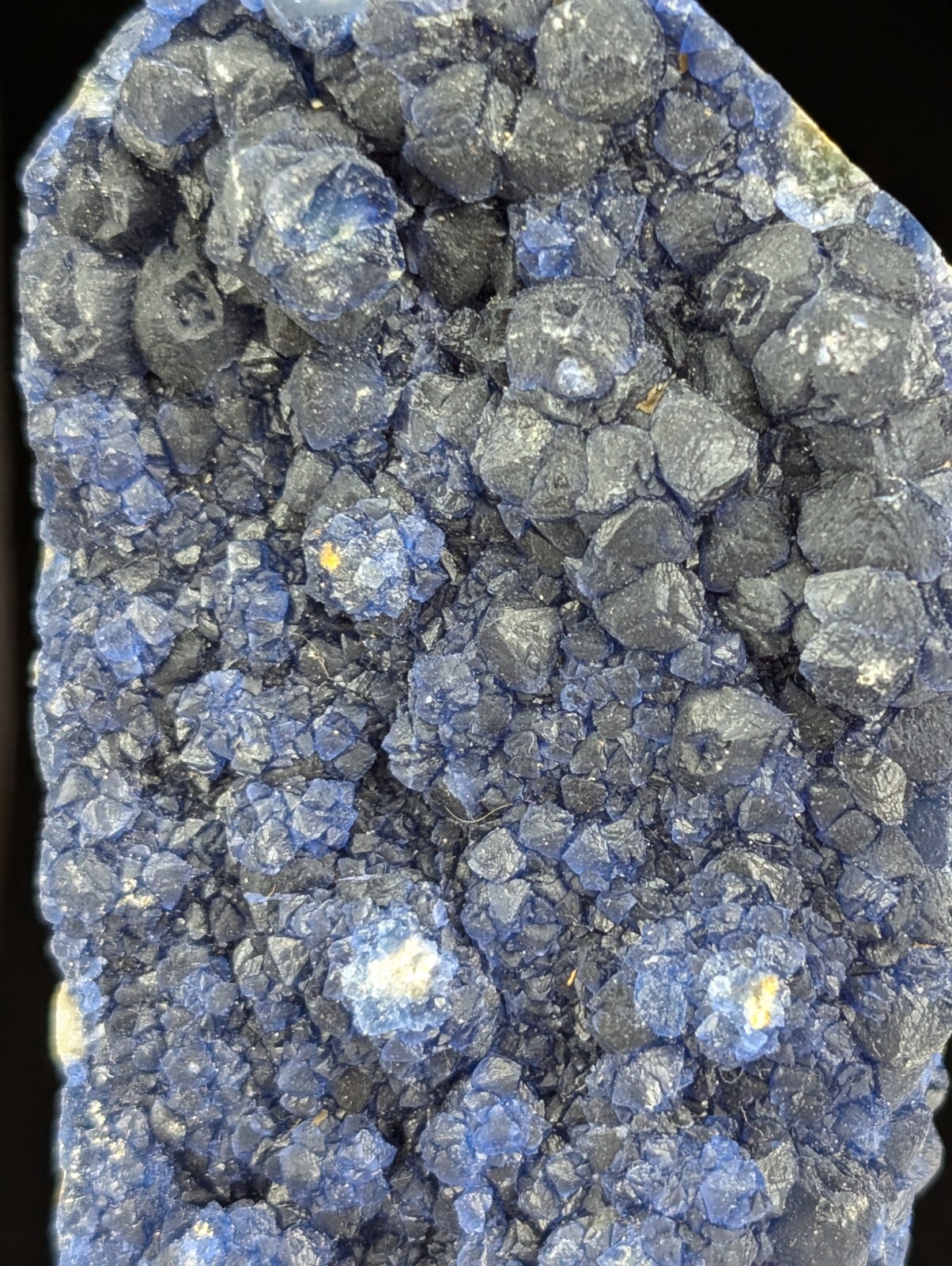 Fluorite Tower Blue Rough Crystal Point Chakra Gemstone Raw Wand Blueberry