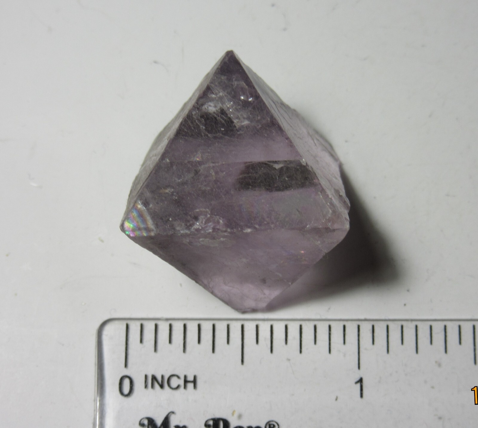 Purple Fluorite Octahedron 1 1/8 Inch Crystal Collectible Reiki **New** FOPL-1