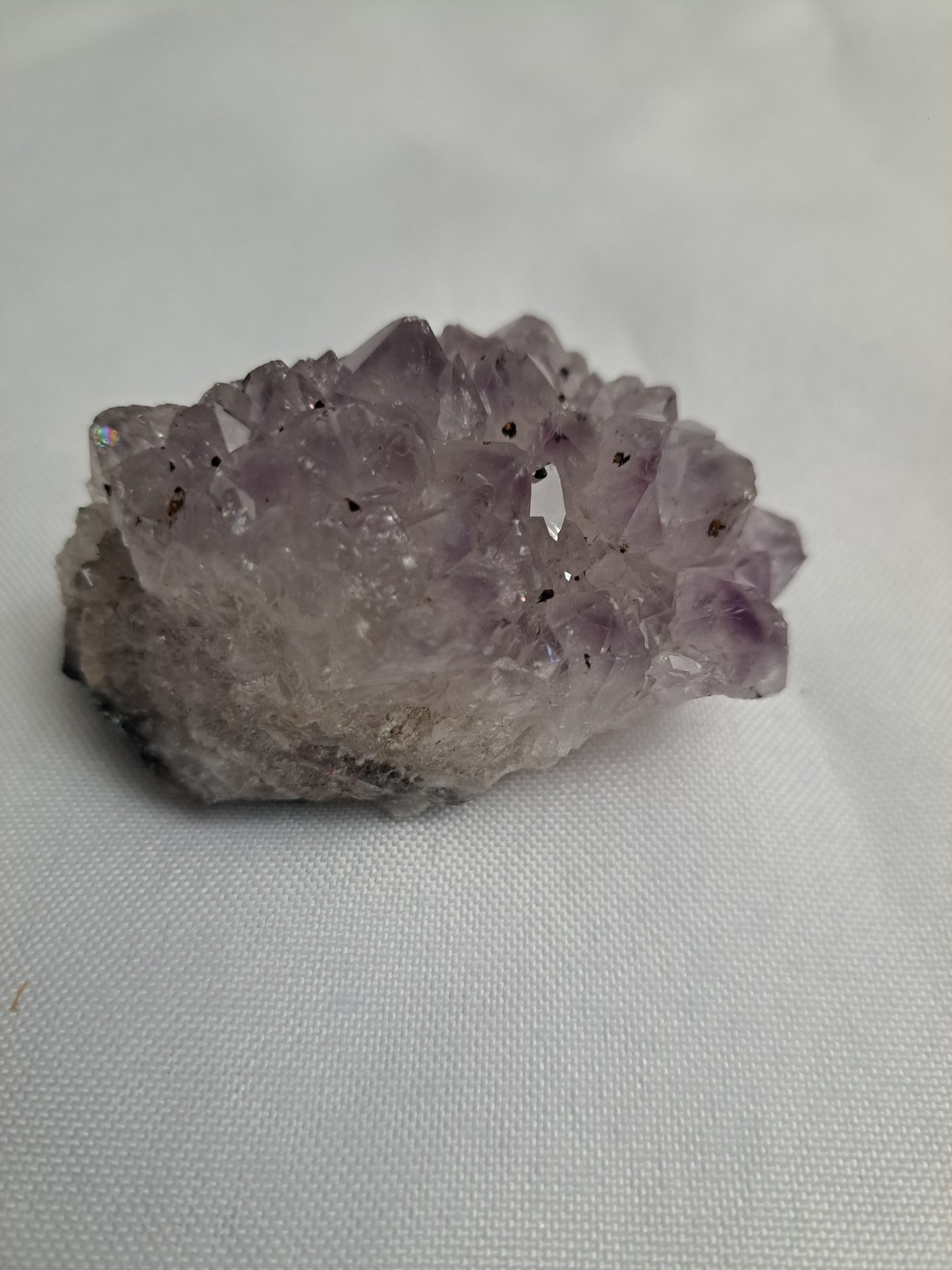 Natural Amethyst Light Purple Beautiful QUARTZ Geode Crystal Cluster